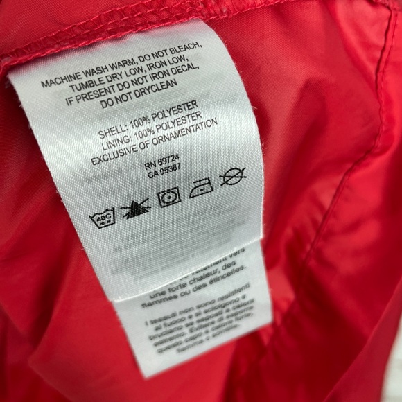 Columbia Color Block Red Blue Windbreaker Size XL - Picture 4 of 5